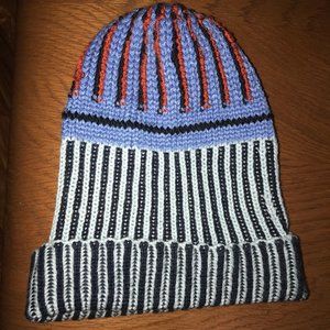 Anthropologie Multi-Colored Knit Beanie